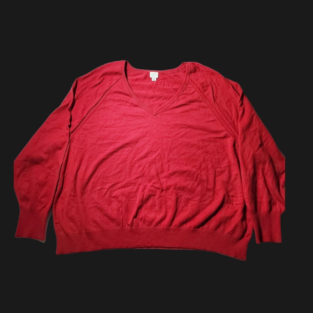 A new day red sweater for women